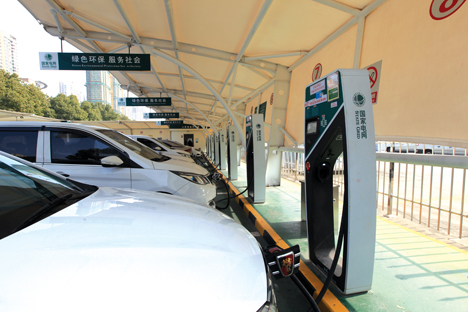 常熟充電站項(xiàng)目均由宏宇公司完成土建、安裝與運(yùn)維